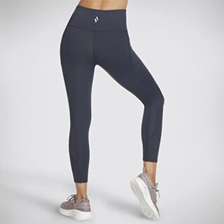 Foto 2 | Leggins Skechers Go Walk De Cintura Alta Para Mujer, Color Azul Marino, 3xl Plus - Venta Internacional.