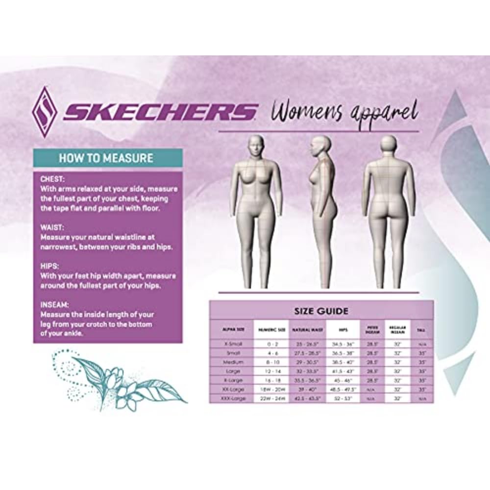 Foto 5 pulgar | Leggins Skechers Go Walk De Cintura Alta Para Mujer, Color Azul Marino, 3xl Plus - Venta Internacional.