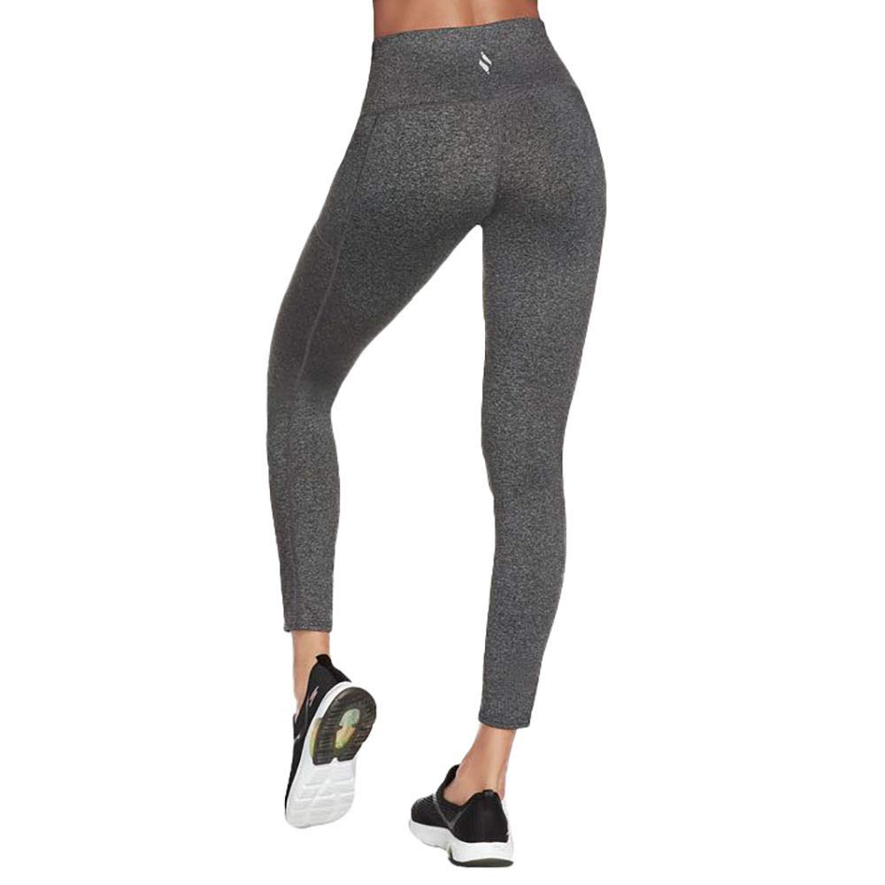 Foto 3 pulgar | Legging Skechers Go Walk de Cintura Alta Grises para Mujer - Venta Internacional