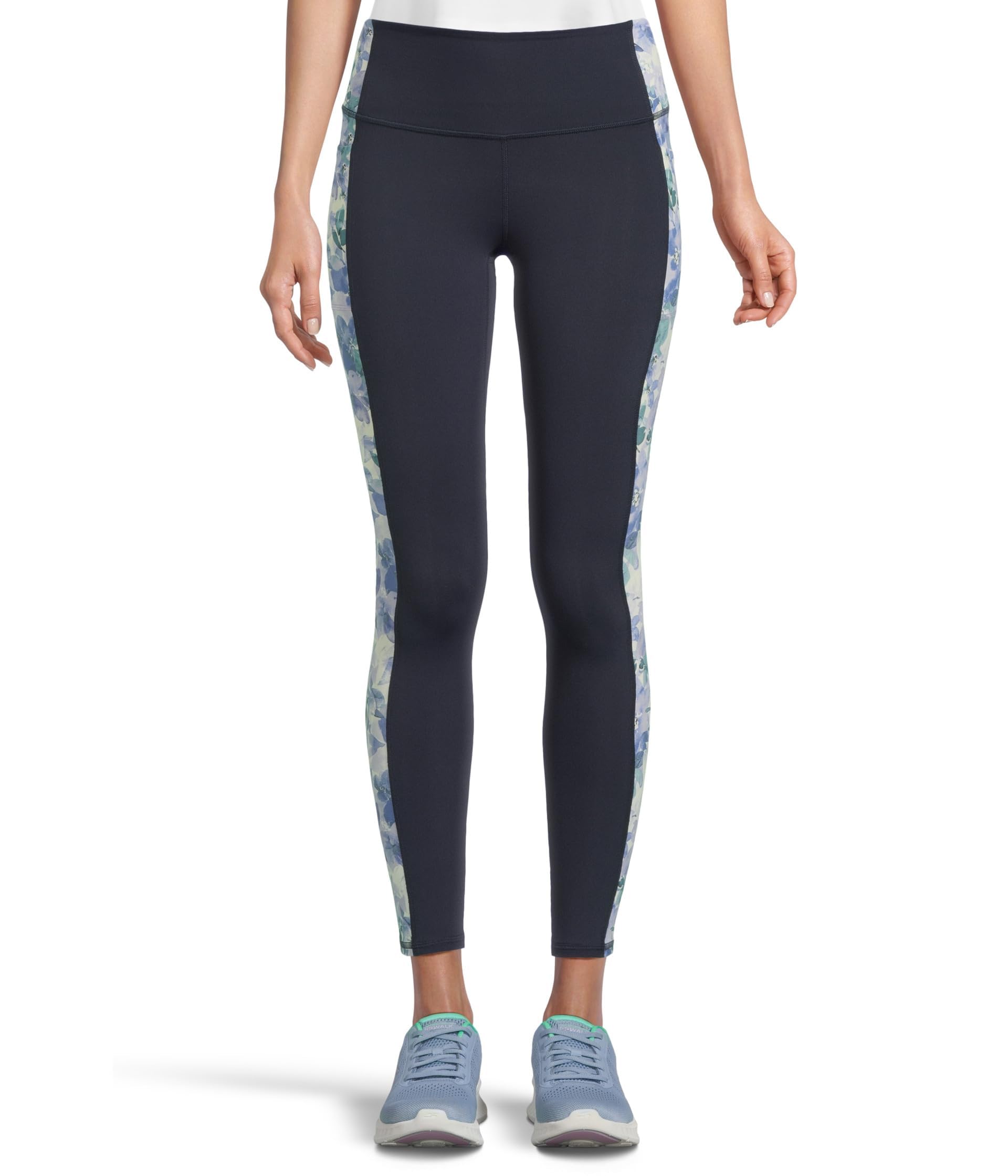 Foto 2 pulgar | Legging Skechers Go Walk De Cintura Alta Para Mujer, Diseño Azul Marino - Venta Internacional.