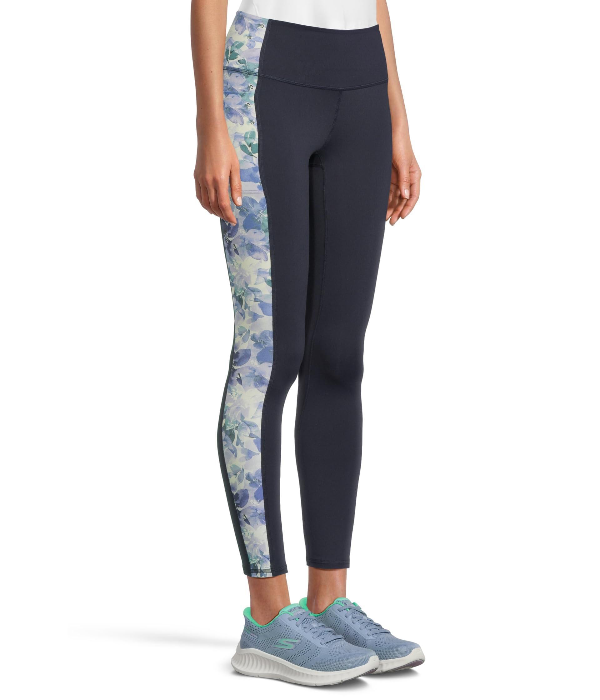 Foto 3 pulgar | Legging Skechers Go Walk De Cintura Alta Para Mujer, Diseño Azul Marino - Venta Internacional.