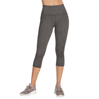 Foto 1 | Legging Skechers Go Walk De Cintura Alta A Media Pantorrilla Para Mujer, Color Gris Xl - Venta Internacional.
