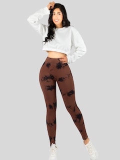 Foto 2 | Set De 2 Leggings Casual O Deportivos Lic-0179-px2 Variedad De Diseños De Cintura Alta De Mujer