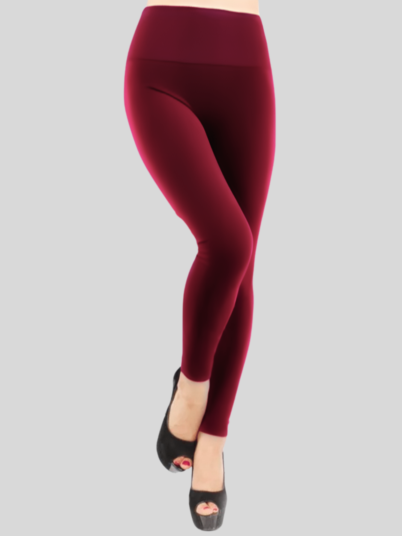 Foto 4 pulgar | Set De 4 Leggings Térmico De Mujer Lic-071 Varios Colores Afelpado