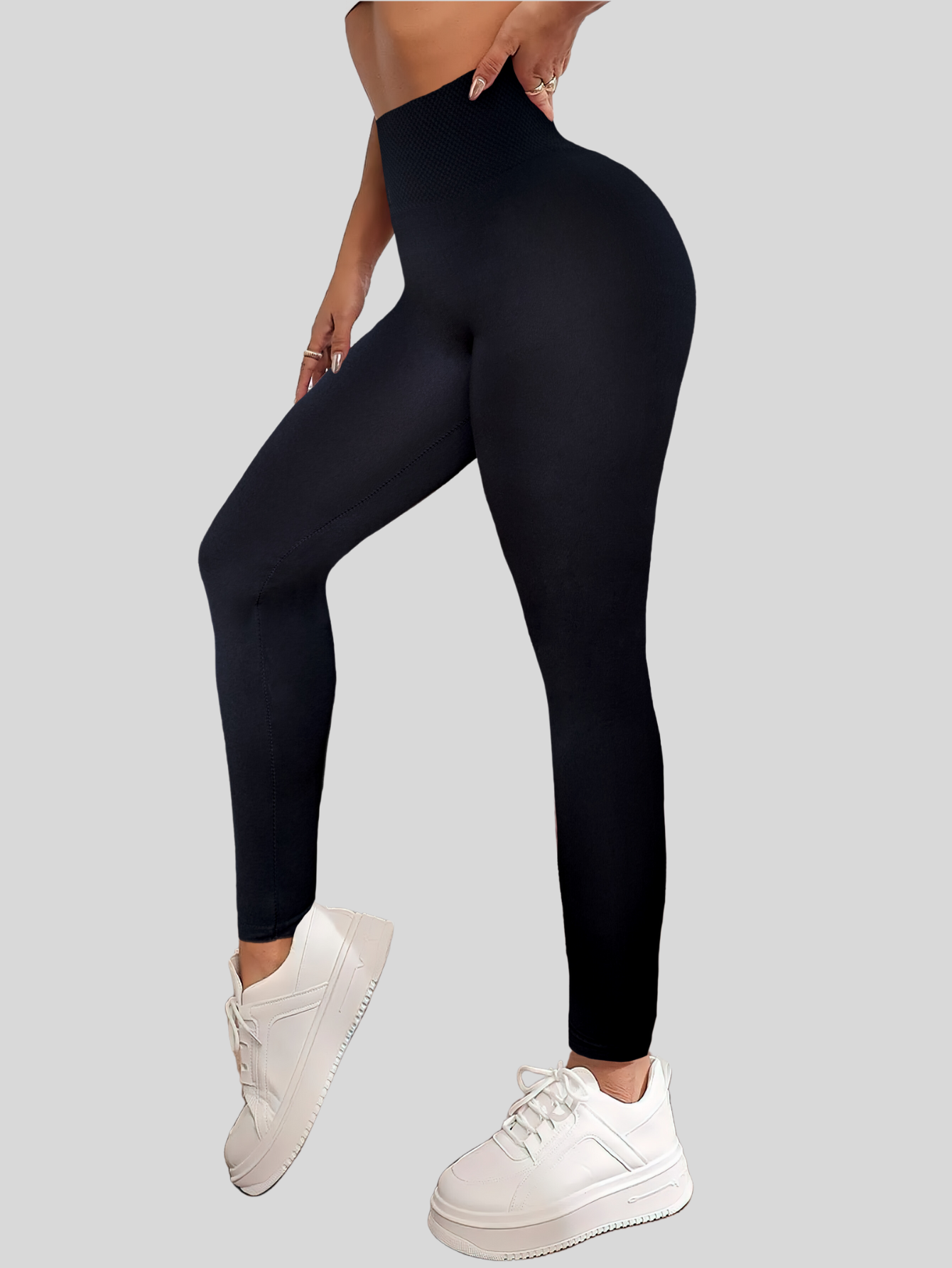 Foto 8 pulgar | Set De 4 Leggings Térmico De Mujer Lic-071 Varios Colores Afelpado