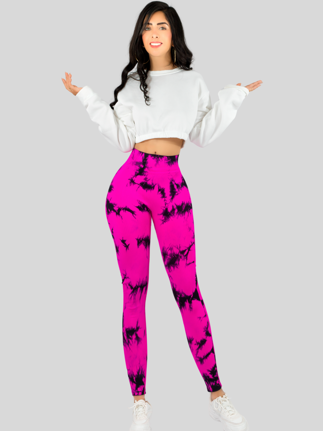 Foto 6 pulgar | Set De 2 Leggings Casual O Deportivos Lic-0179-px2 Variedad De Diseños De Cintura Alta De Mujer