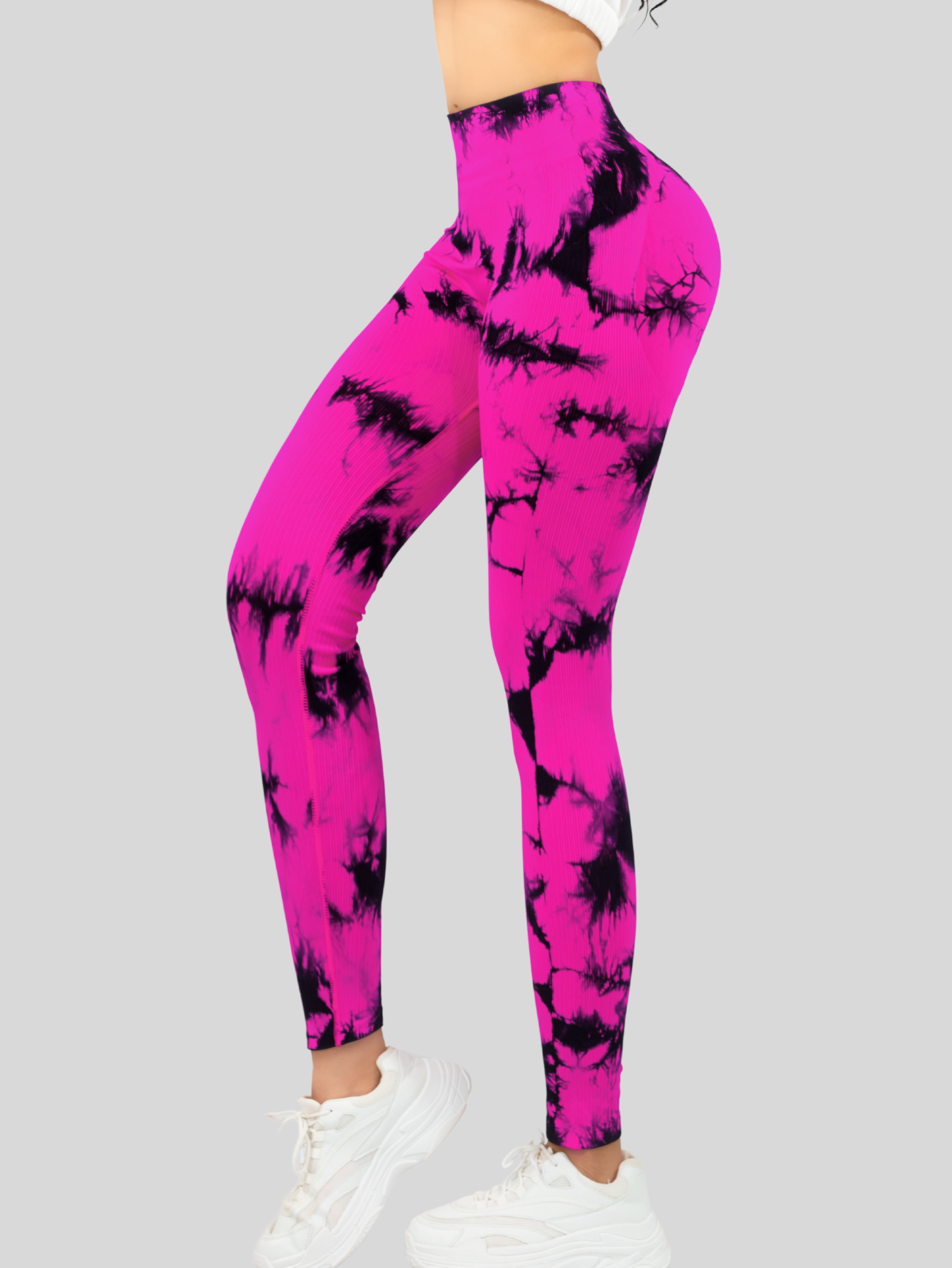 Foto 8 pulgar | Set De 2 Leggings Casual O Deportivos Lic-0179-px2 Variedad De Diseños De Cintura Alta De Mujer