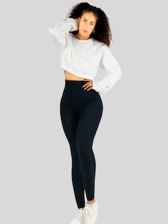 Foto 2 | Legging De Dama Stretch Mallas Deportivas Lic-0172 Negro Mallones De Mujer