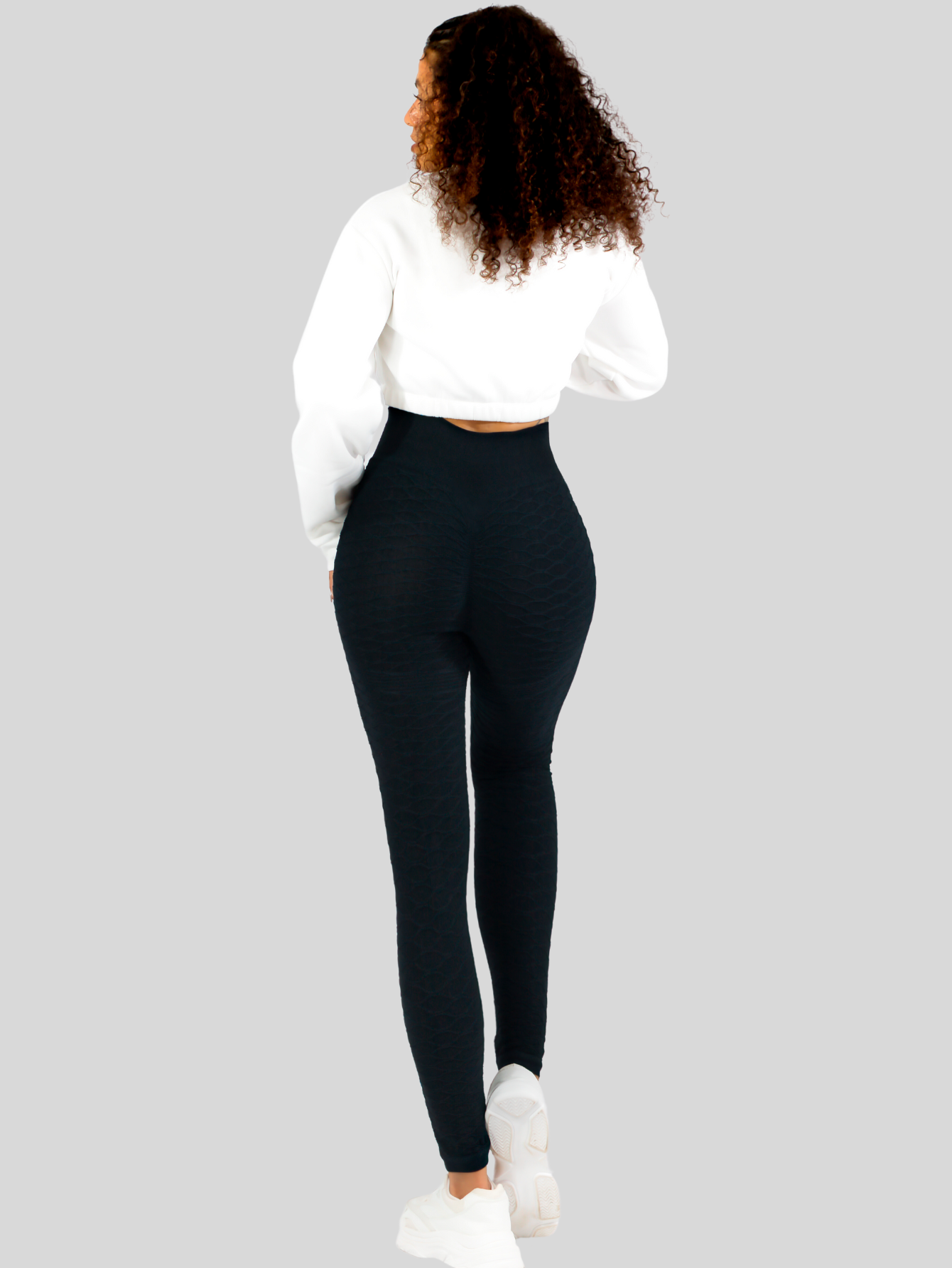Foto 4 pulgar | Legging De Dama Stretch Mallas Deportivas Lic-0172 Negro Mallones De Mujer