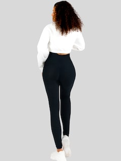 Foto 3 | Legging De Dama Stretch Mallas Deportivas Lic-0172 Negro Mallones De Mujer