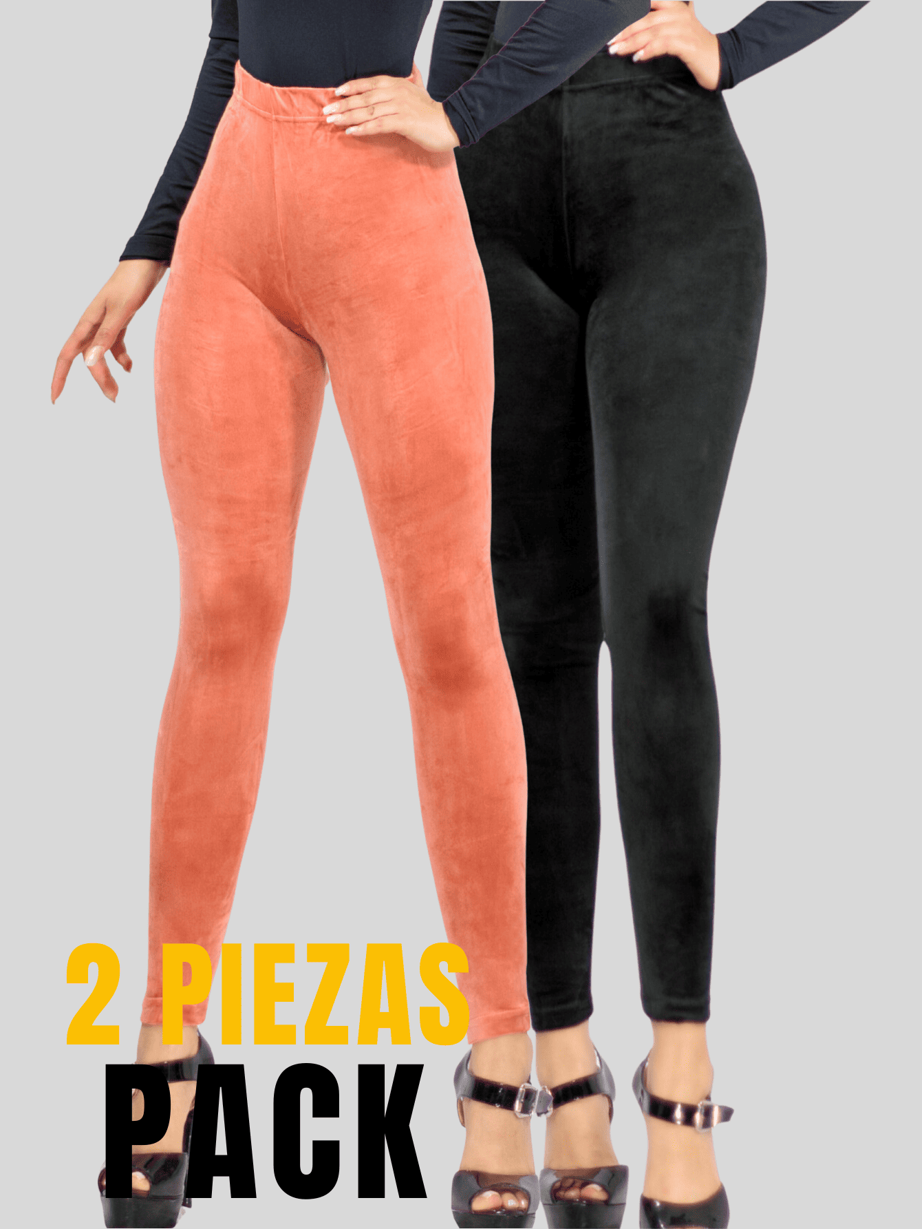 Foto 6 pulgar | Set de 2 Legging Lic-03 para Mujer