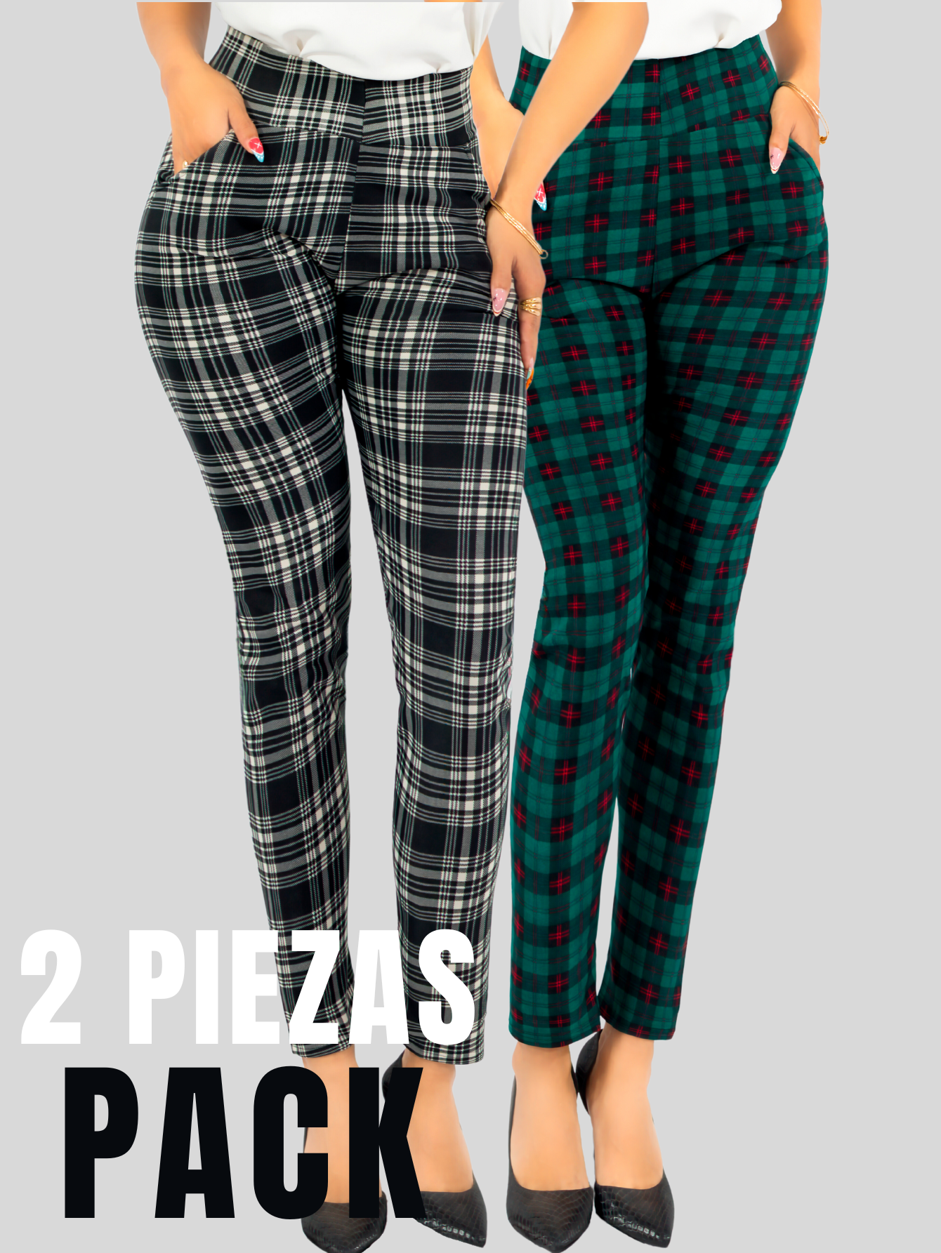 Foto 6 pulgar | Leggings de 2 Piezas para Mujer
