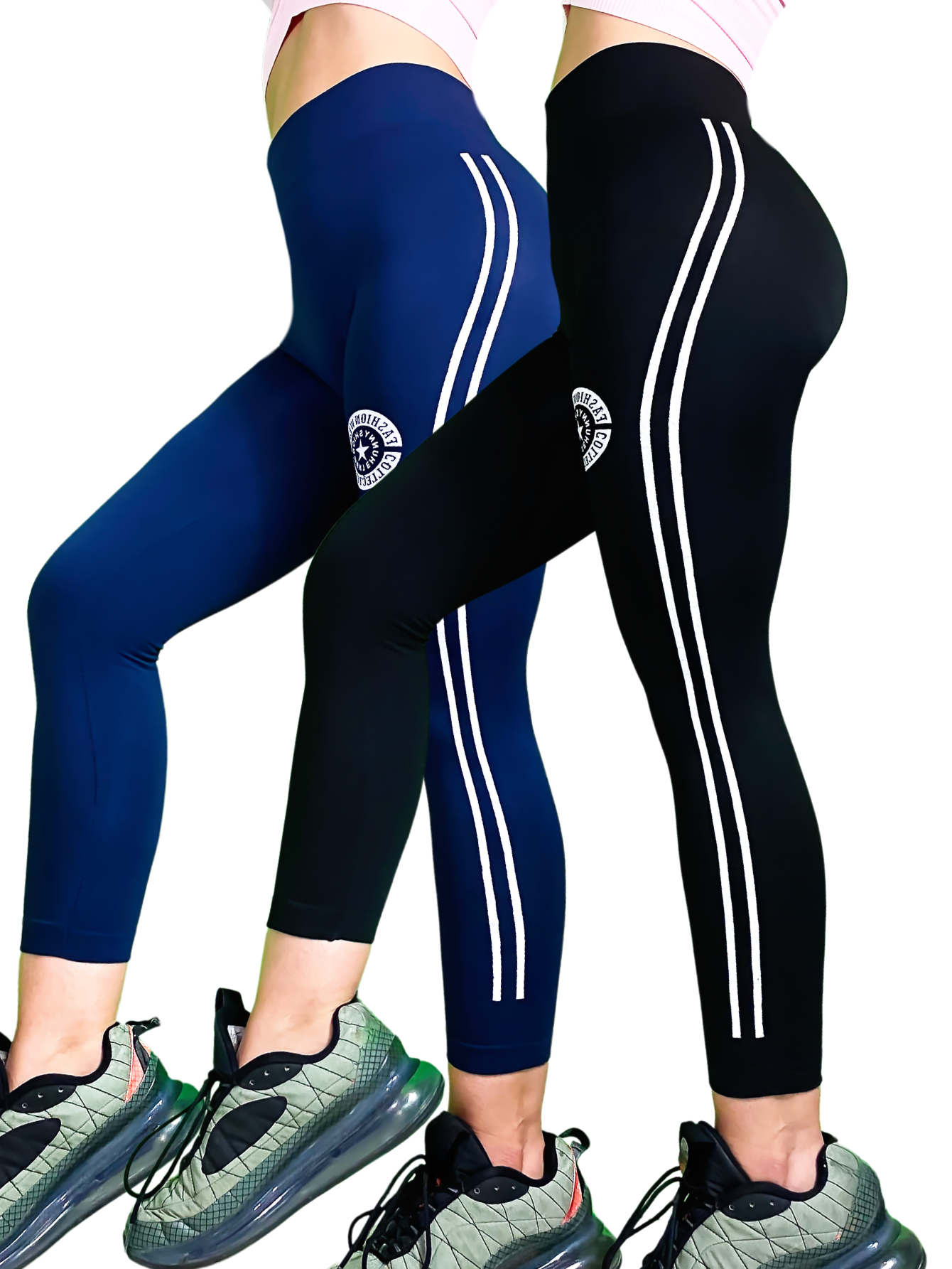 Foto 2 pulgar | Set De 2 Mallones Deportivos De Mujer Lic-010-px2 Dos Colores Leggings Termicos
