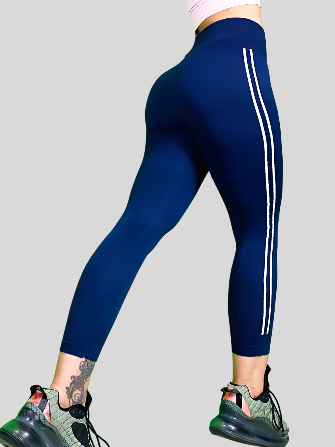 Foto 8 pulgar | Set De 2 Mallones Deportivos De Mujer Lic-010-px2 Dos Colores Leggings Termicos