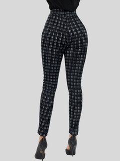 Foto 5 | Jeggins De Mujer Lic-0178 Diseño De Pantalon A Cuadros