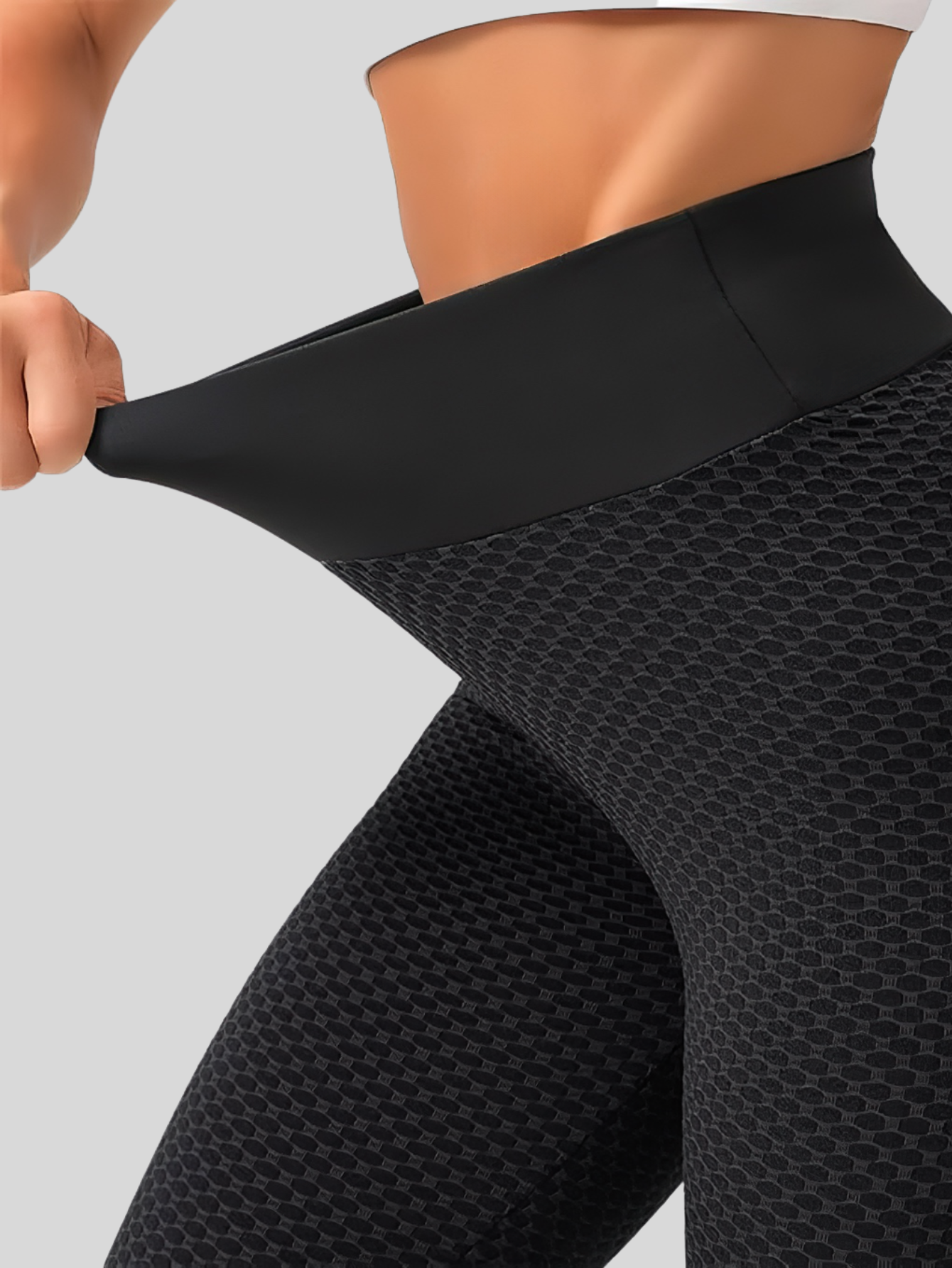 Foto 5 pulgar | Mallones Mujer Leggings Stretch Leggins Lic-04 Negro Mayon Mallas