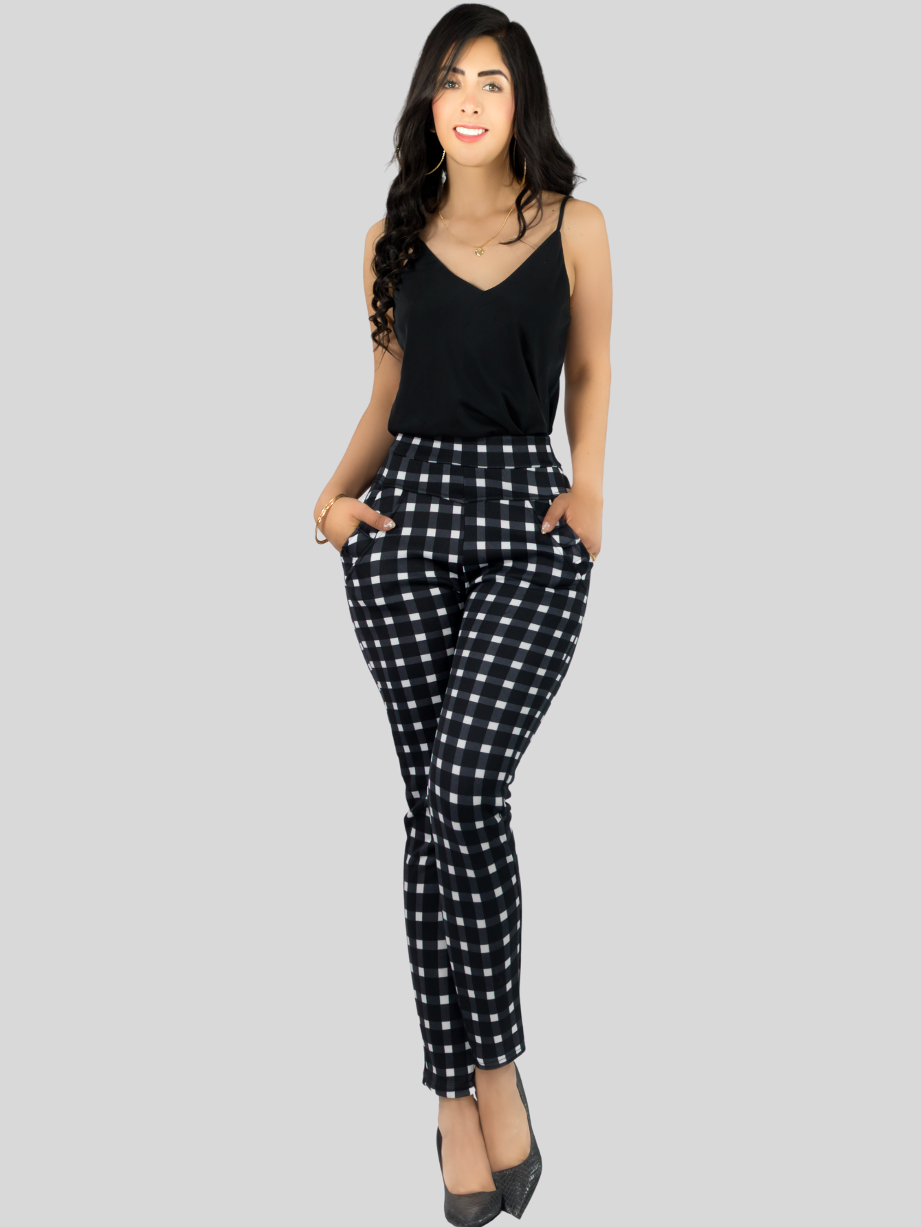 Foto 7 pulgar | Set 2 Jeggins Mujer Legging Pantalón A Cuadro Lic-0178-px2 Variedad De Diseños Mallones Mayon