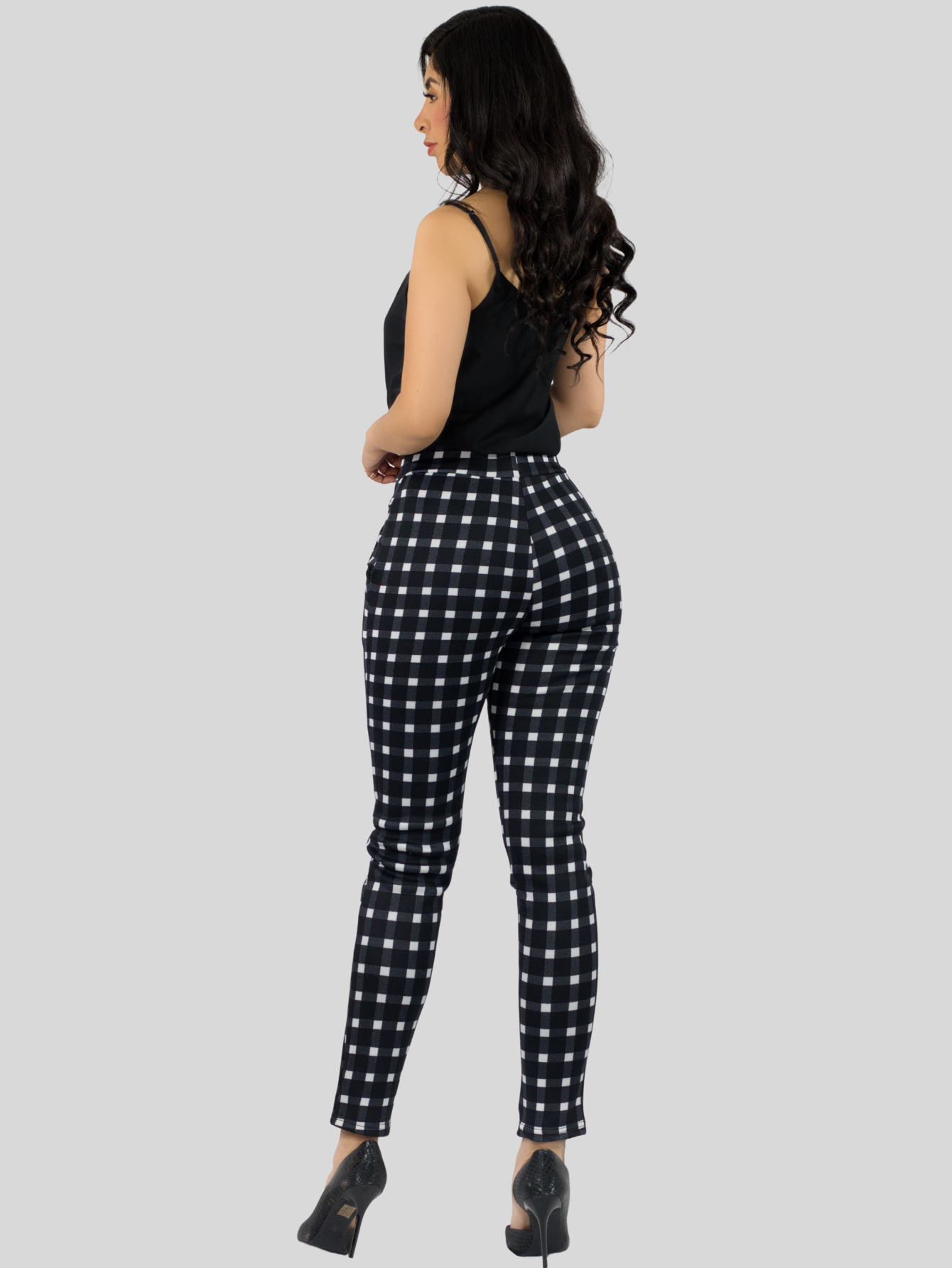 Foto 8 pulgar | Set 2 Jeggins Mujer Legging Pantalón A Cuadro Lic-0178-px2 Variedad De Diseños Mallones Mayon