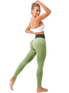 Foto 1 | Mallones Mujer Leggings Stretch Leggins Lic-04 Verde Mayon Mallas