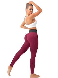 Foto 1 | Mallones Mujer Leggings Stretch Leggins Lic-04 Rojo Mayon Mallas