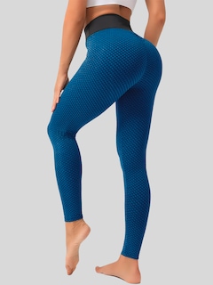 Foto 3 | Mallones Mujer Leggings Stretch Leggins Lic-04 Azul Mayon Mallas