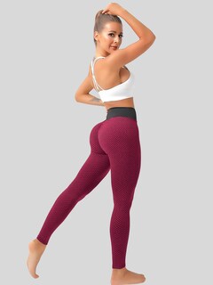 Foto 5 | Mallones Mujer Leggings Stretch Leggins Lic-04 Rojo Mayon Mallas