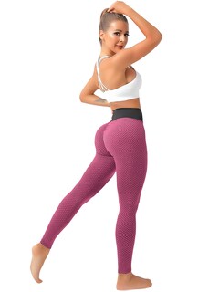 Foto 1 | Mallones Mujer Leggings Stretch Leggins Lic-04 Rosa Mayon Mallas
