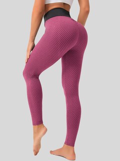 Foto 3 | Mallones Mujer Leggings Stretch Leggins Lic-04 Rosa Mayon Mallas