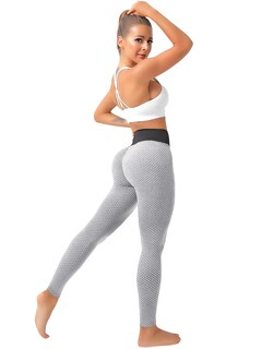 Foto 1 | Mallones Mujer Leggings Stretch Leggins Lic-04 Blanco Mayon Mallas