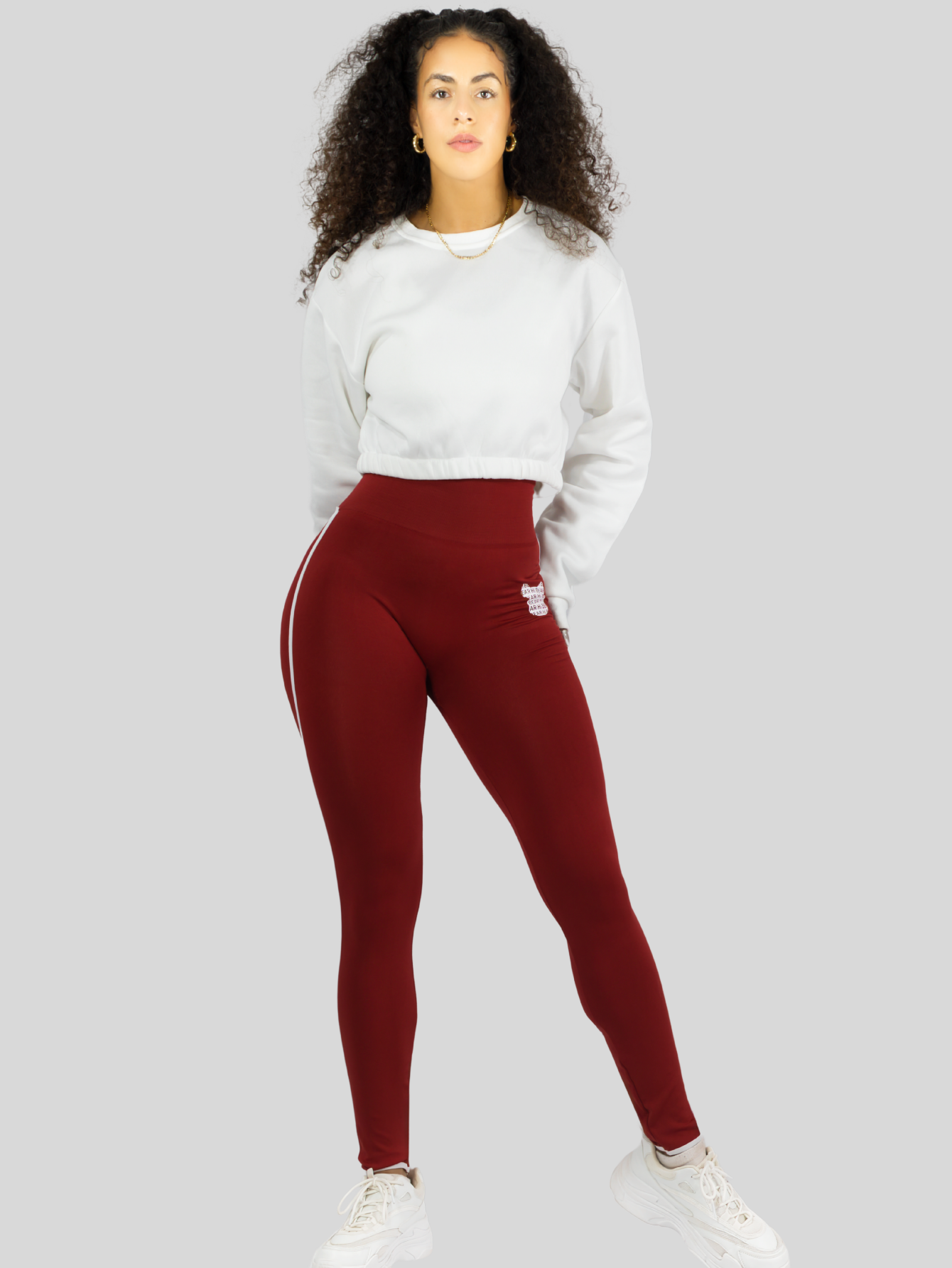 Foto 3 pulgar | Mallas Deportivas Mujer Legin Gym Lic-0175 Rojo Legging Deportivo Mallones