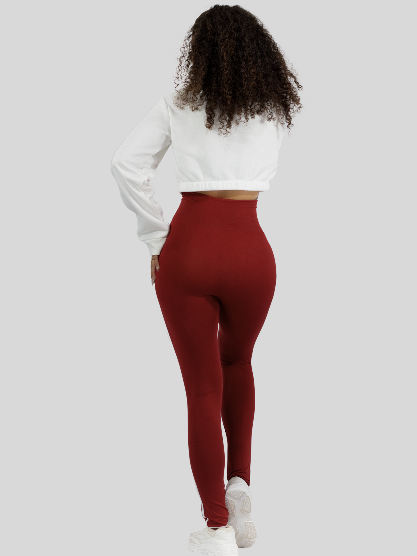 Foto 4 pulgar | Mallas Deportivas Mujer Legin Gym Lic-0175 Rojo Legging Deportivo Mallones