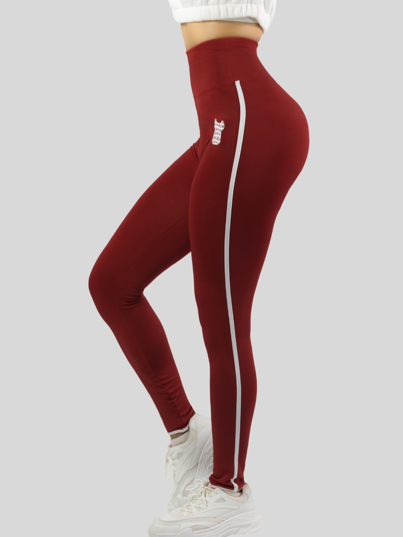 Foto 5 pulgar | Mallas Deportivas Mujer Legin Gym Lic-0175 Rojo Legging Deportivo Mallones