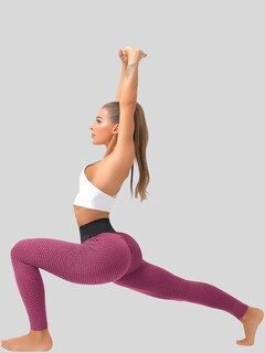 Foto 2 | Set De 2 Leggings De Mujer Mayones De Dama Deportivas Lic-04 Dos Colores Mallones Stretch