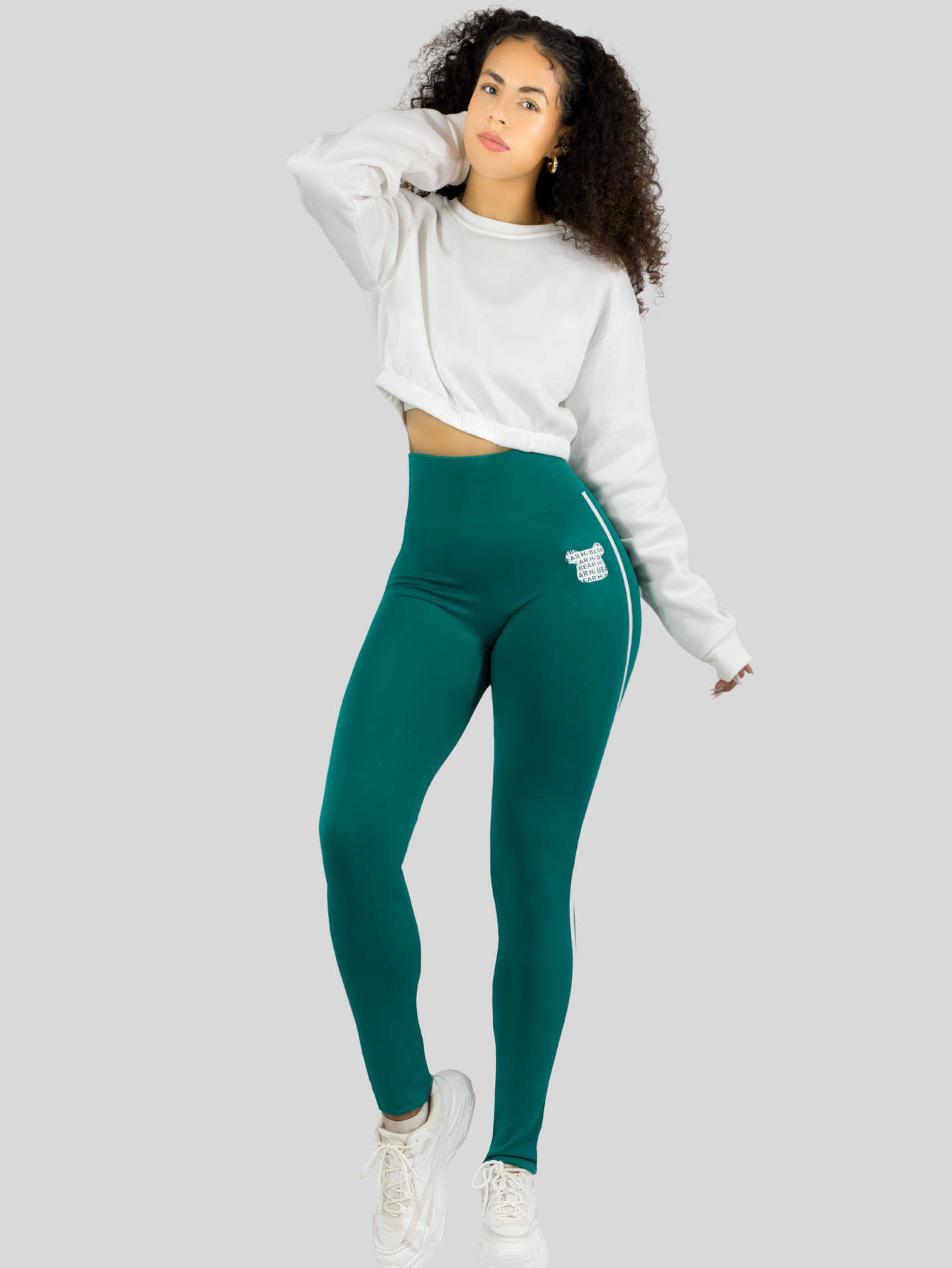 Foto 3 pulgar | Mallas Deportivas Mujer Legin Gym Lic-0175 Verde Legging Deportivo Mallones