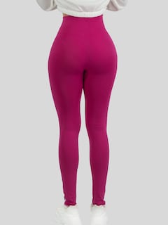 Foto 5 | Mallas Deportivas Mujer Legin Gym Lic-0175 Fucsia Legging Deportivo Mallones