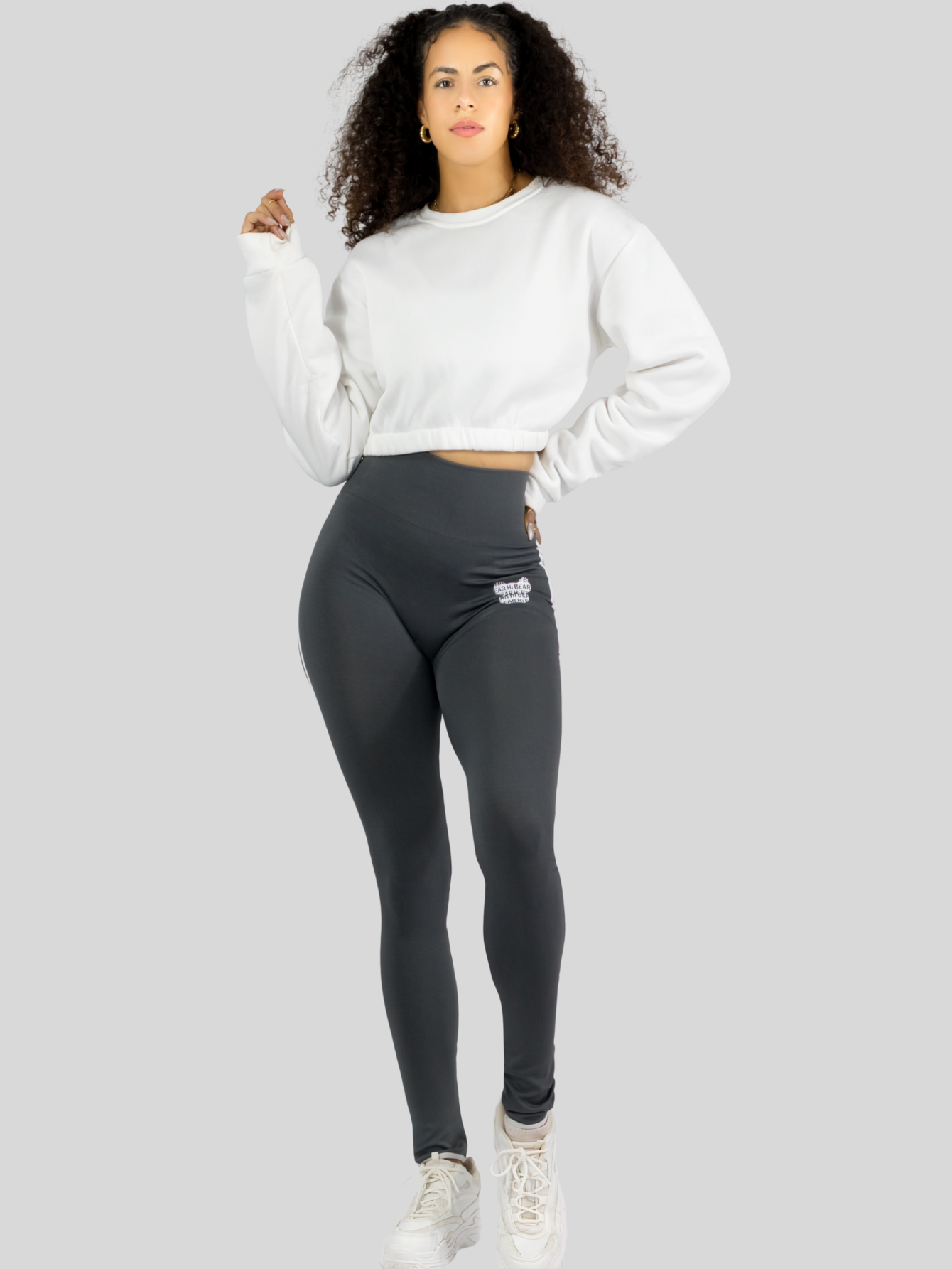 Foto 3 pulgar | Mallas Deportivas Mujer Legin Gym Lic-0175 Gris Legging Deportivo Mallones
