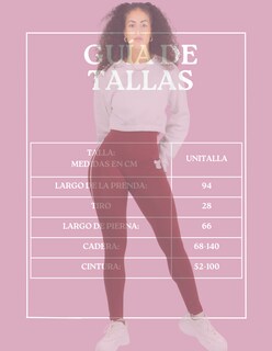 Foto 7 | Mallas Deportivas Mujer Legin Gym Lic-0175 Gris Legging Deportivo Mallones