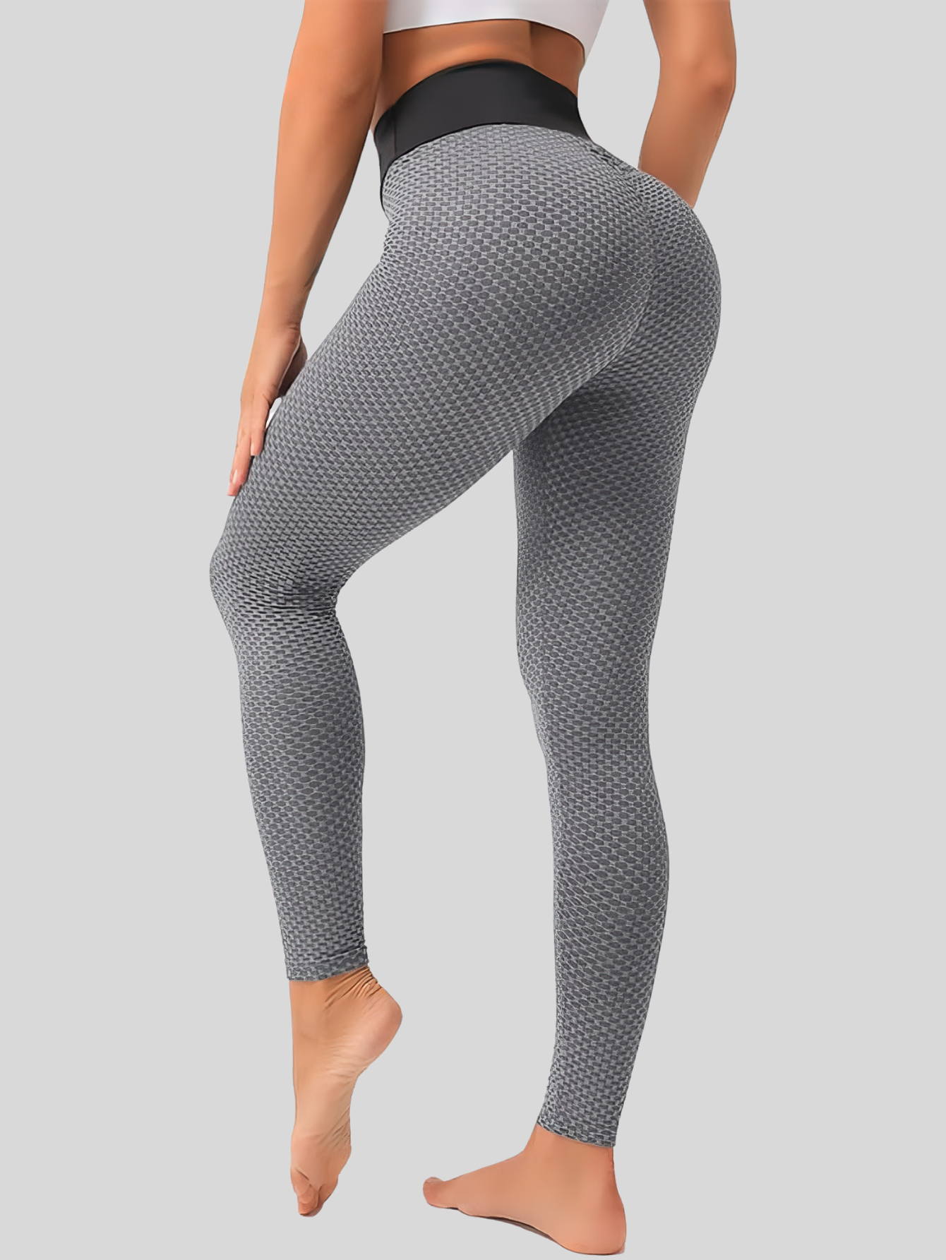 Foto 4 pulgar | Set De 2 Leggings De Mujer Mayones De Dama Deportivas Lic-04 Dos Colores Mallones Stretch
