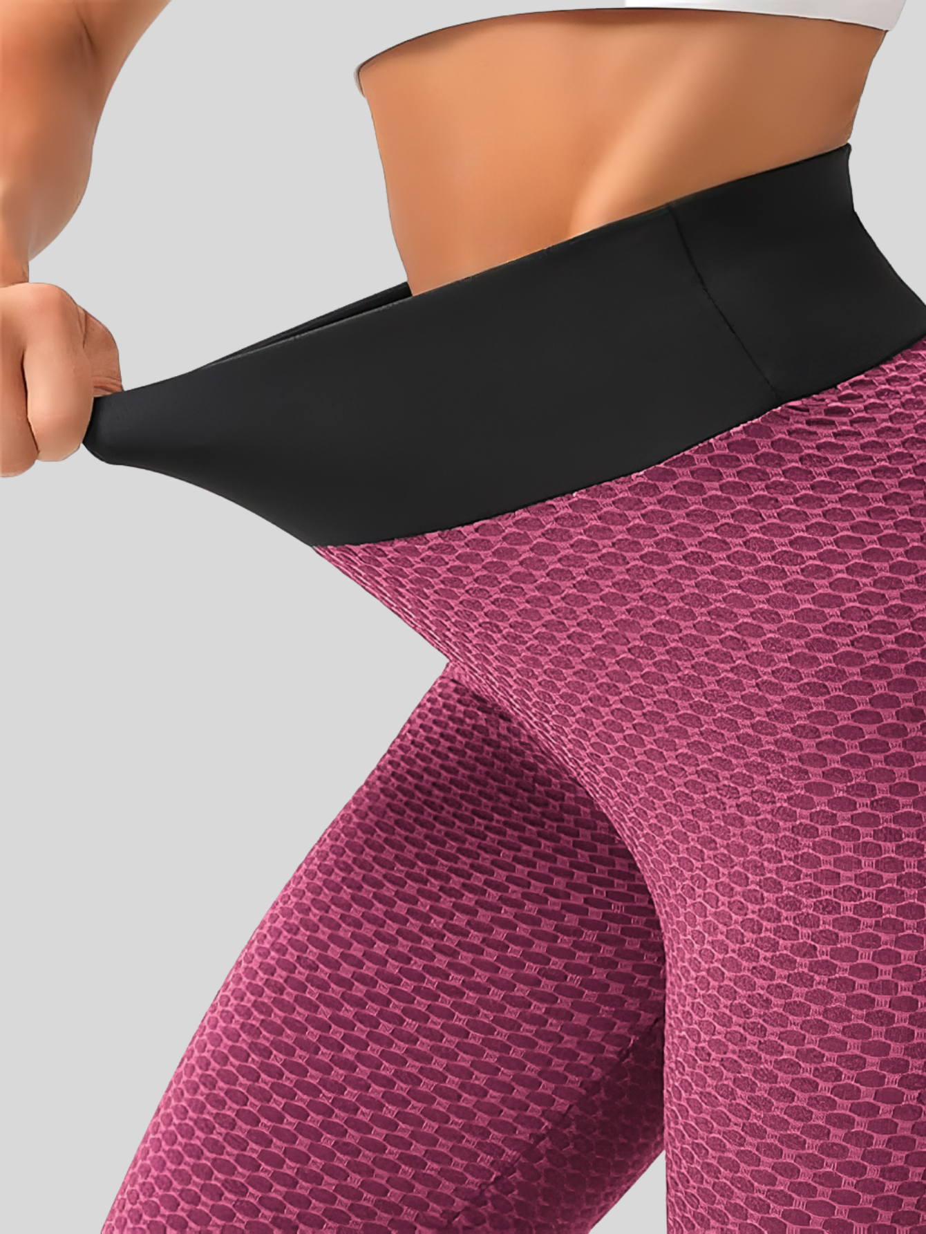 Foto 5 pulgar | Set De 2 Leggings De Mujer Mayones De Dama Deportivas Lic-04 Dos Colores Mallones Stretch