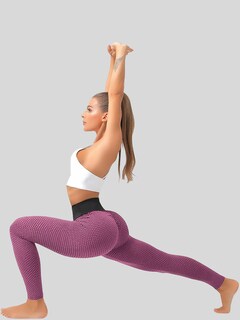 Foto 6 | Set De 2 Leggings De Mujer Mayones De Dama Deportivas Lic-04 Dos Colores Mallones Stretch