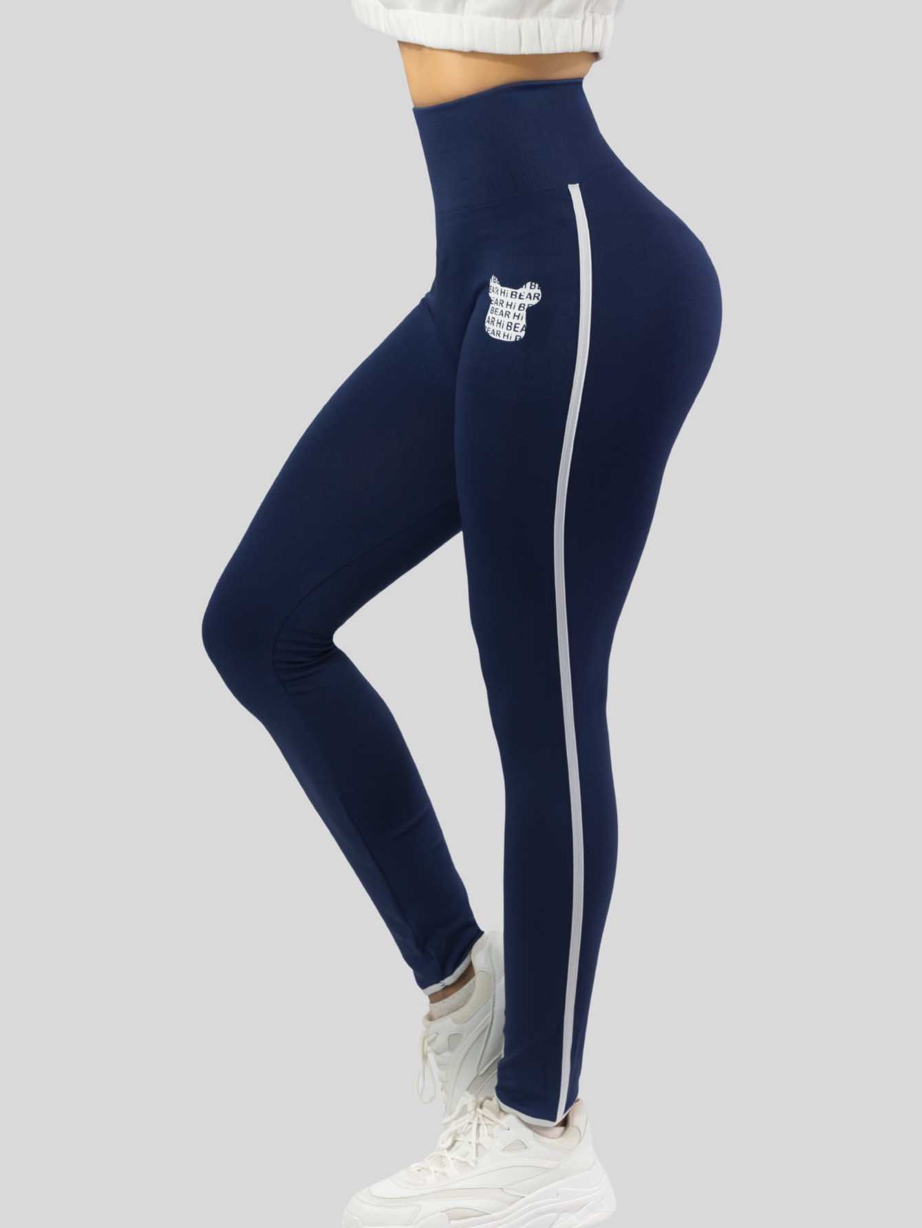 Foto 5 pulgar | Mallas Deportivas Mujer Legin Gym Lic-0175 Marino Legging Deportivo Mallones