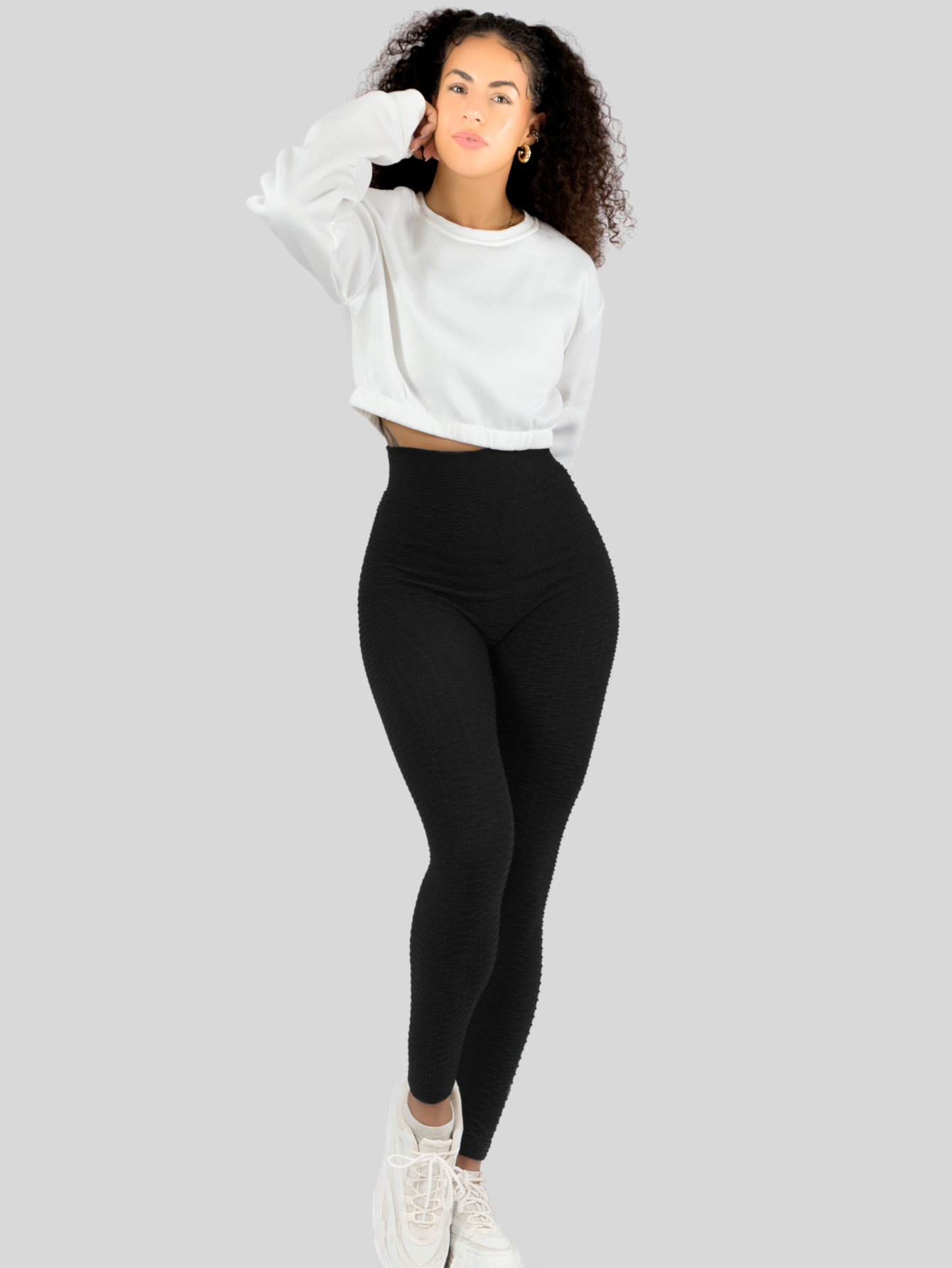 Foto 3 pulgar | Legins Deportivo Mujer Legging Gym Lic-0173 Negro Mallas Deportiva Mallones