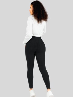 Foto 3 | Legins Deportivo Mujer Legging Gym Lic-0173 Negro Mallas Deportiva Mallones