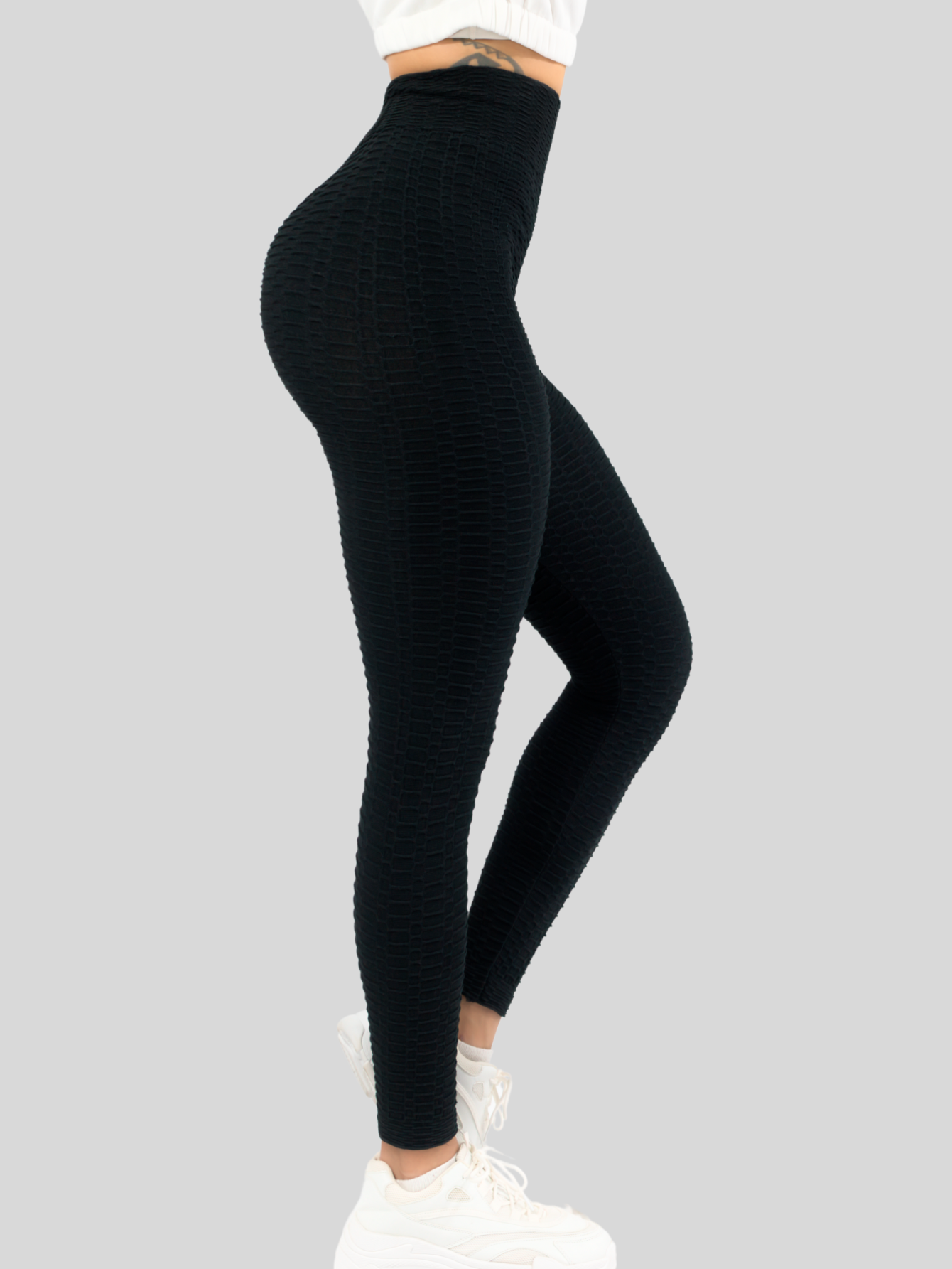 Foto 5 pulgar | Legins Deportivo Mujer Legging Gym Lic-0173 Negro Mallas Deportiva Mallones