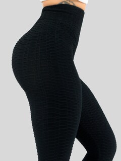 Foto 7 | Legins Deportivo Mujer Legging Gym Lic-0173 Negro Mallas Deportiva Mallones
