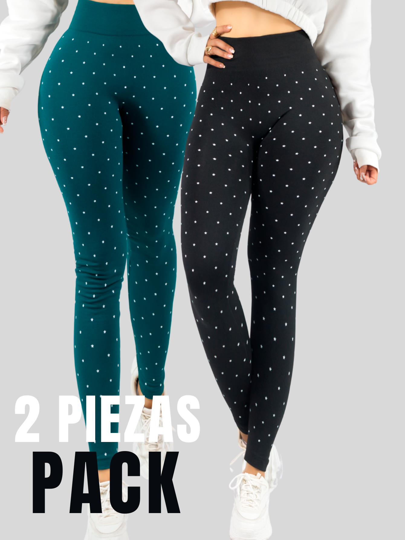 Foto 6 pulgar | Set De 2 Mallones Deportivos De Mujer Lic-0181 Dos Colores Leggings Termicos