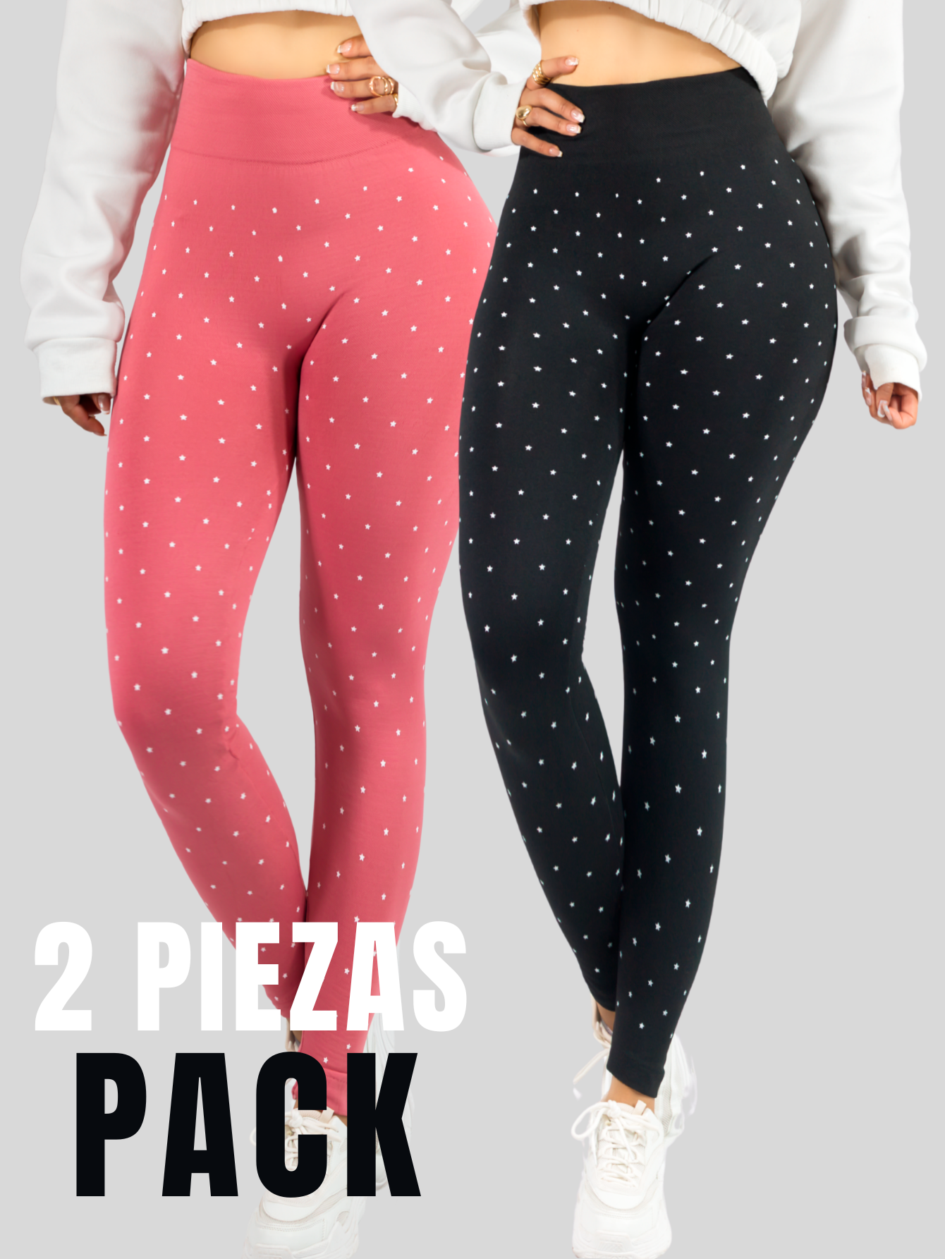 Foto 6 pulgar | Set De 2 Mallones Deportivos De Mujer Lic-0181 Dos Colores Leggings Termicos