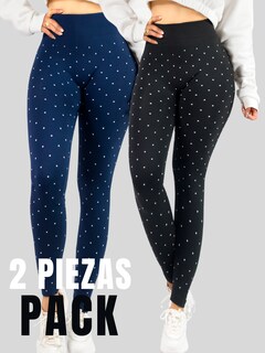 Foto 5 | Set De 2 Mallones Deportivos De Mujer Lic-0181 Dos Colores Leggings Termicos