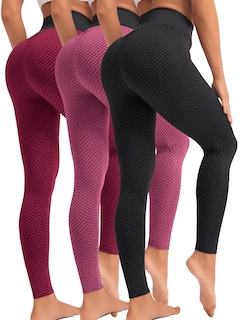 Foto 1 | Set 3 Mallones Mujer Leggings Stretch Leggins Lic-04-px3 Varios Colores Mayon Mallas