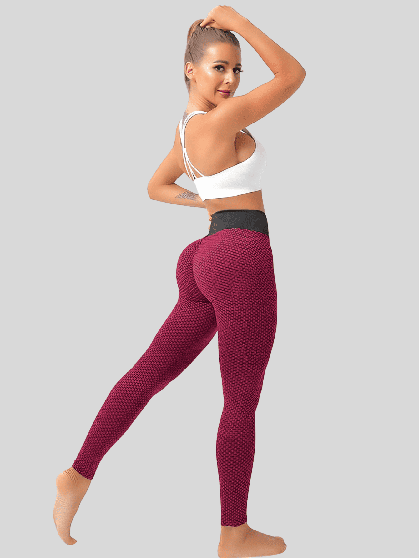 Foto 3 pulgar | Set 3 Mallones Mujer Leggings Stretch Leggins Lic-04-px3 Varios Colores Mayon Mallas